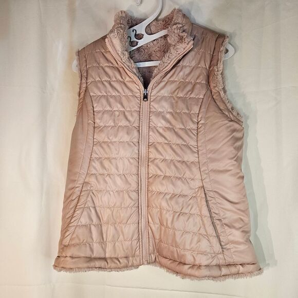 Nicole Miller, Faux Fur Reversible‎ Vest, Size Medium - Picture 1 of 8